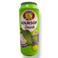 Honey Bee SOURSOP Drink with pulp, refreshing soursop juice with pulp in a vibrant packaging.