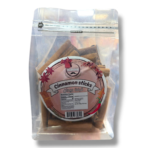 Albasha Whole Cinnamon Sticks - Premium Quality Spices for Cooking and Baking, featuring premium quality cinnamon for enhanced flavor in recipes.