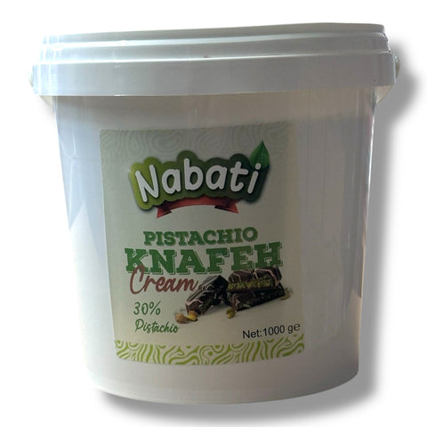 Nabati Pistachio spread, Pistachio Cream 30% - 5kg - 11lb Jar - Luxurious Spread from Finest Dubai Pistachios - Indulge in the rich flavor of pistachio cream spread.
