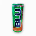 BLU Energy drink, watermelon flavor, a refreshing energy drink that revitalizes your spirit and enhances focus, served in a 250ml can.