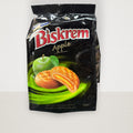 McVities Biskrem Apple - Delicious and sophisticated apple flavored biscuits encased in a delicate biscuit shell, perfect for a refined snack experience.