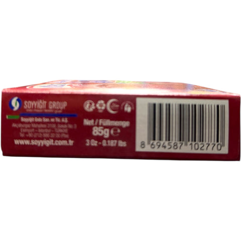 Close-up view of Kent Boringer Jelly Sour Cherry, highlighting its vibrant cherry color and texture for delicious recipes.