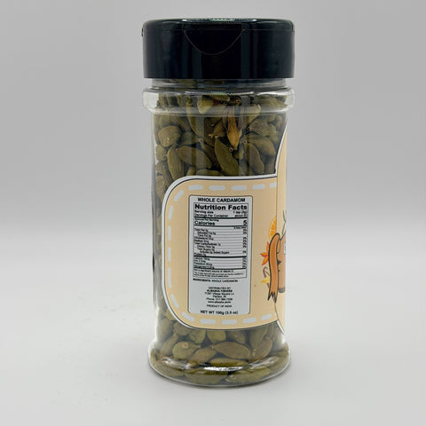 High-quality Premium Green Cardamom Spice by ALBASHA, handpicked to preserve essential oils, great for chai, spice blends, and various dishes.