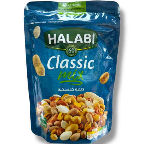 HALABI CLASSIC MIX 300G - Front view of the packaging showcasing the product details for optimal visibility and identification.
