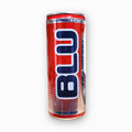 BLU Energy drink, cranberry in a 250ml can, a refreshing energy beverage designed to elevate your day with a smooth and light flavor.