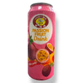 Honey Bee PASSION FRUIT Drink With pulp, a refreshing honey bee flavored beverage packed with tropical flavors and fruit pulp.
