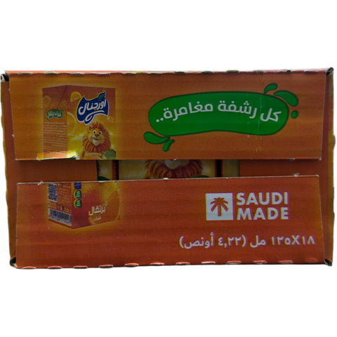 Original Orange Drink - healthy citrus drink for kids, offered in a pack of 18 x 125ml bottles for easy serving.