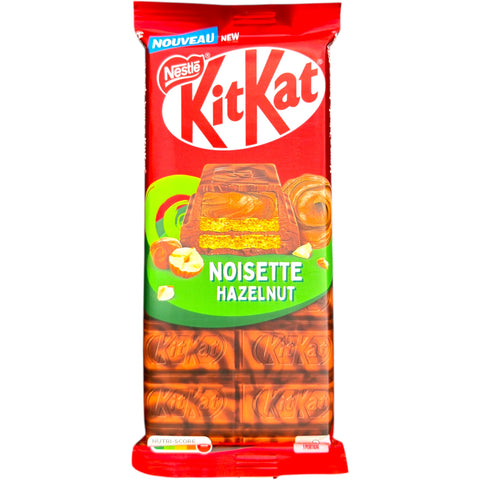 Nestlé KitKat Hazelnut Chocolate Wafer Bar 99 g - Delicious chocolate wafer treats featuring a creamy hazelnut filling.