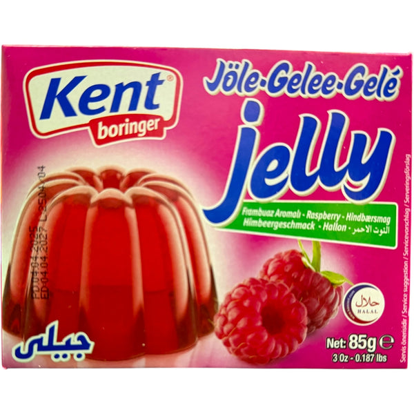 Kent Boringer Jelly Raspberry - Premium Flavor, Smooth Texture, All-Natural Ingredients, 16oz jar showcasing vibrant raspberry jelly, perfect for toast and desserts.