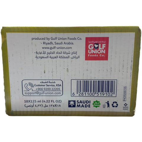 Original Mango Drink – 18 x 125ml in a vibrant setting with tropical fruits.