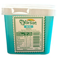 Yorsan Hulf White Cheese 400g on a wooden board, perfect for cheese platters or gourmet meals.