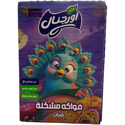 Refreshing Original Mixed Fruit Drink – 18 x 125ml bottle set displayed elegantly.