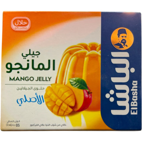 ElBasha Mango Jelly Dessert – Original, a delicious mango jelly dessert in a vibrant packaging.