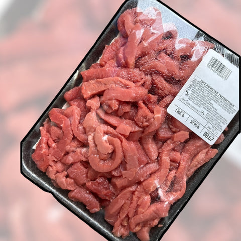 Halal Beef shawerma cut