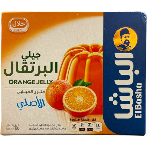 ElBasha Orange Jelly Dessert – Original, showcasing a vibrant orange jelly dessert, a delicious treat perfect for any occasion.