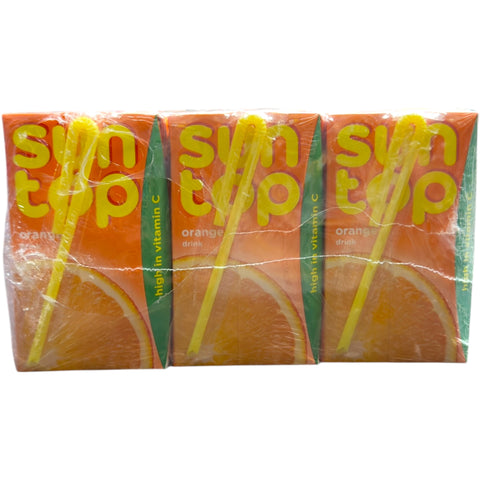 Sun Top Orange Juice – 6 x 250ml pack, refreshing orange juice 250ml available from ALBASHA Store.