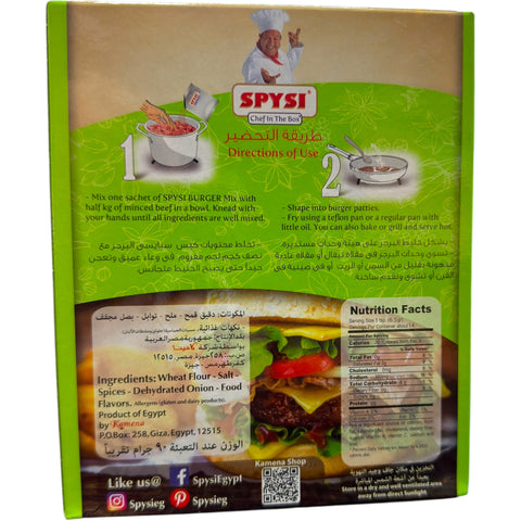 SPYSI Beef Burger Mix – 90g