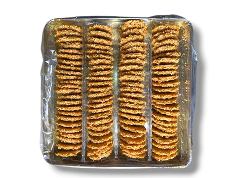 Nafeeseh Barazek Cookies – Traditional Sesame & Pistachio Biscotti 500gr