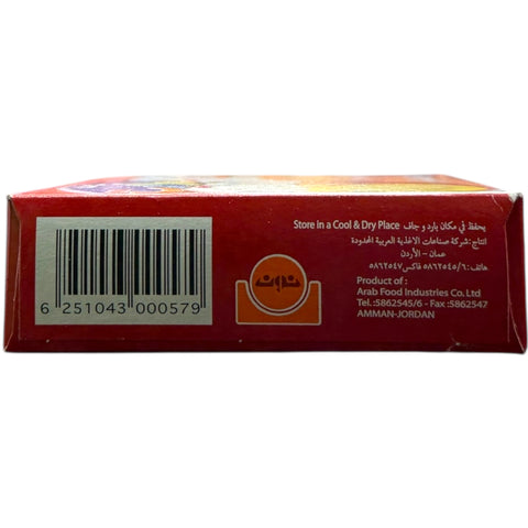 A spoonful of Delight Jelly Mango highlighting its smooth texture and rich mango color.