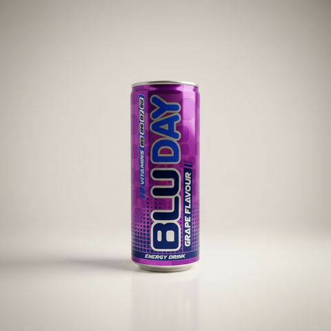 Blu Day Grape Flavor Energy Drink