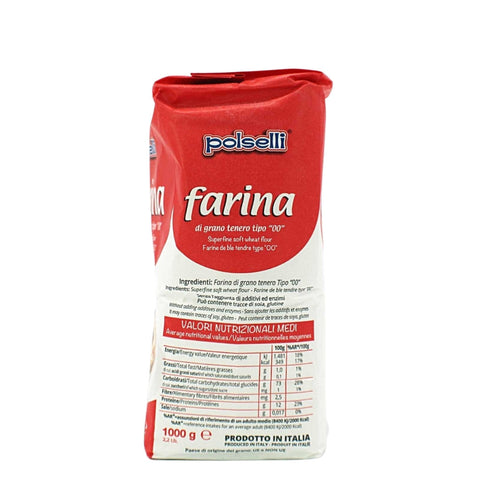 Polselli Farina Tipo 00 Pizza Flour – 2.2 lb (1 kg)