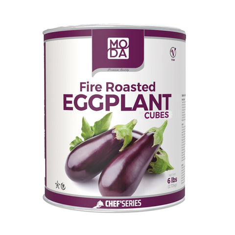 Moda Roasted Eggplant Puree, Can, 6lbs (2.72kg)
