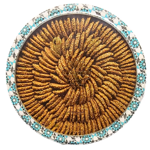 Packaging of Barazek Shortbread Cookies | Al Nejmah Sweets 800g, highlighting the crispy pistachio cookies as a delicious Middle Eastern treat.