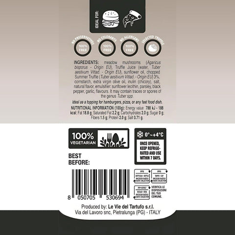 GL Truffle Gourmet, Sauce, with Meadow mushrooms, Truffle Juice, 33. oz
