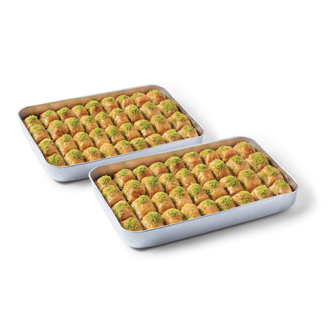 Moda Baklava with Double Pistachio, Party Pack, 36pcs, 3lbs (1350g)