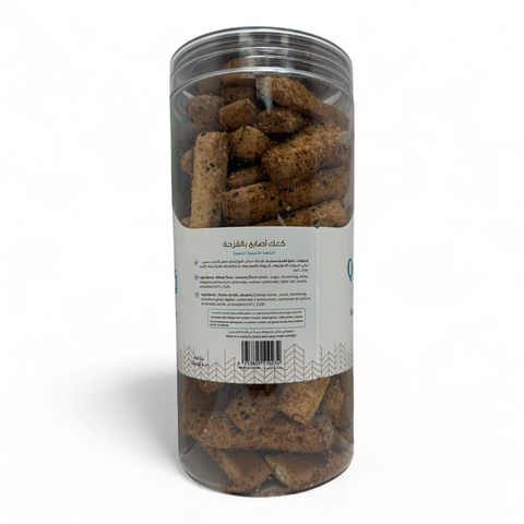 Nutritional information and product details of Qabalan Fingers Sticks Baraka Seed 450 G for consumers.