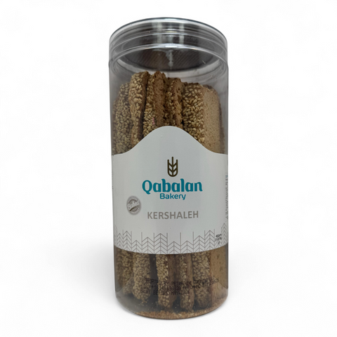 Qabalan Sesame Tea Rusk 350 G - Enjoy a healthy and tasty treat, ideal for pairing with your favorite beverage.