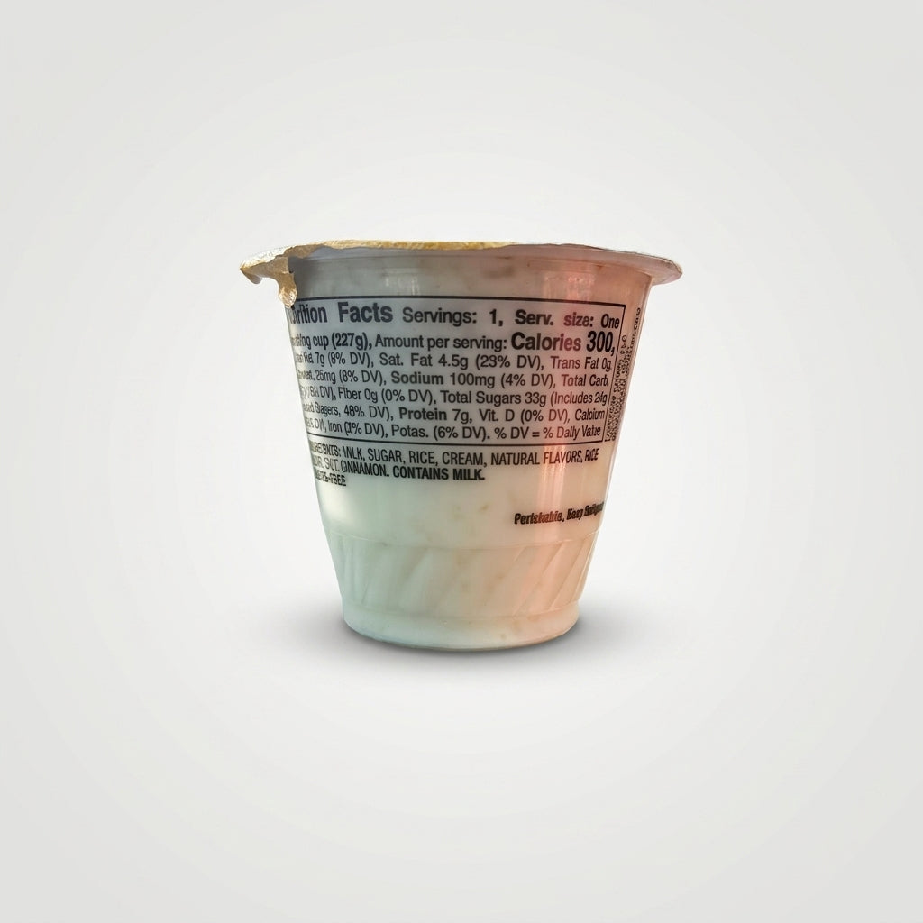 Señor Rico Rice Pudding 8 oz - Authentic Arroz Con Leche