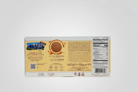 Loacker Tortina Original 126g - Italian Hazelnut Cream Wafer Cookies