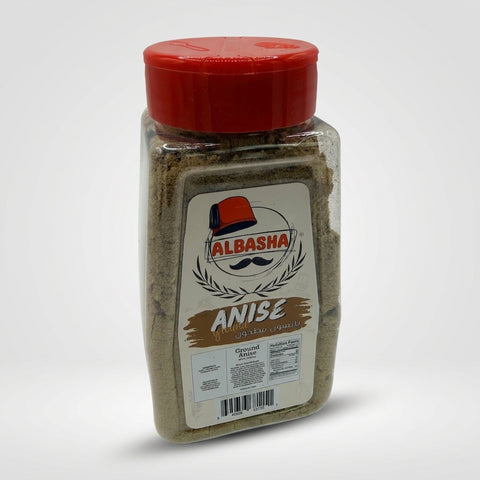 AlBasha Ground Anise 16 oz - Premium Aromatic Spice for Baking