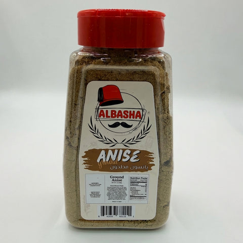 AlBasha Ground Anise 16 oz - Premium Aromatic Spice for Baking