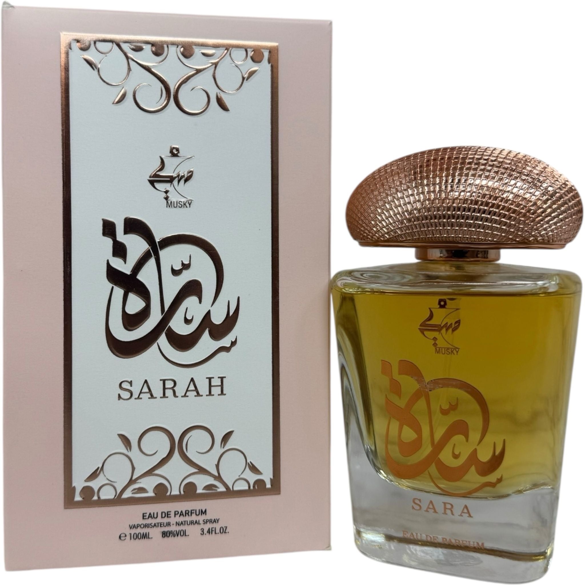 PERFUME MUSKY SARAH by Lattafa, a luxurious fragrance for special occasions.
