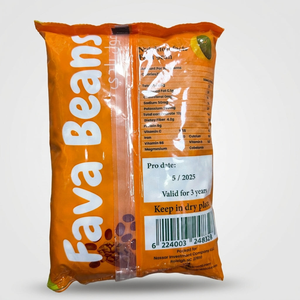 Blessed Land Fava Beans 900g - Premium Egyptian Broad Beans