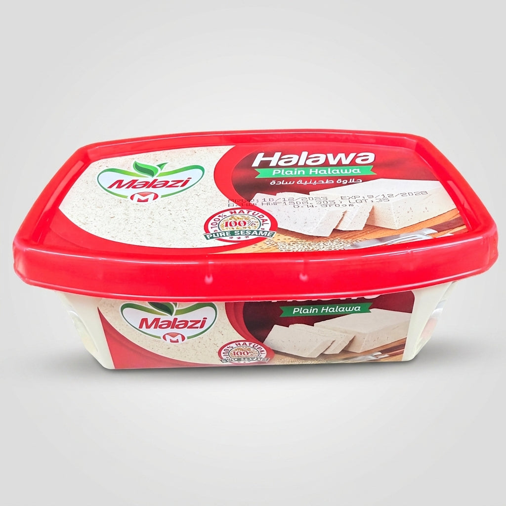 Malazi Plain Halawa 1000g - 100% Pure Sesame Tahini Halva