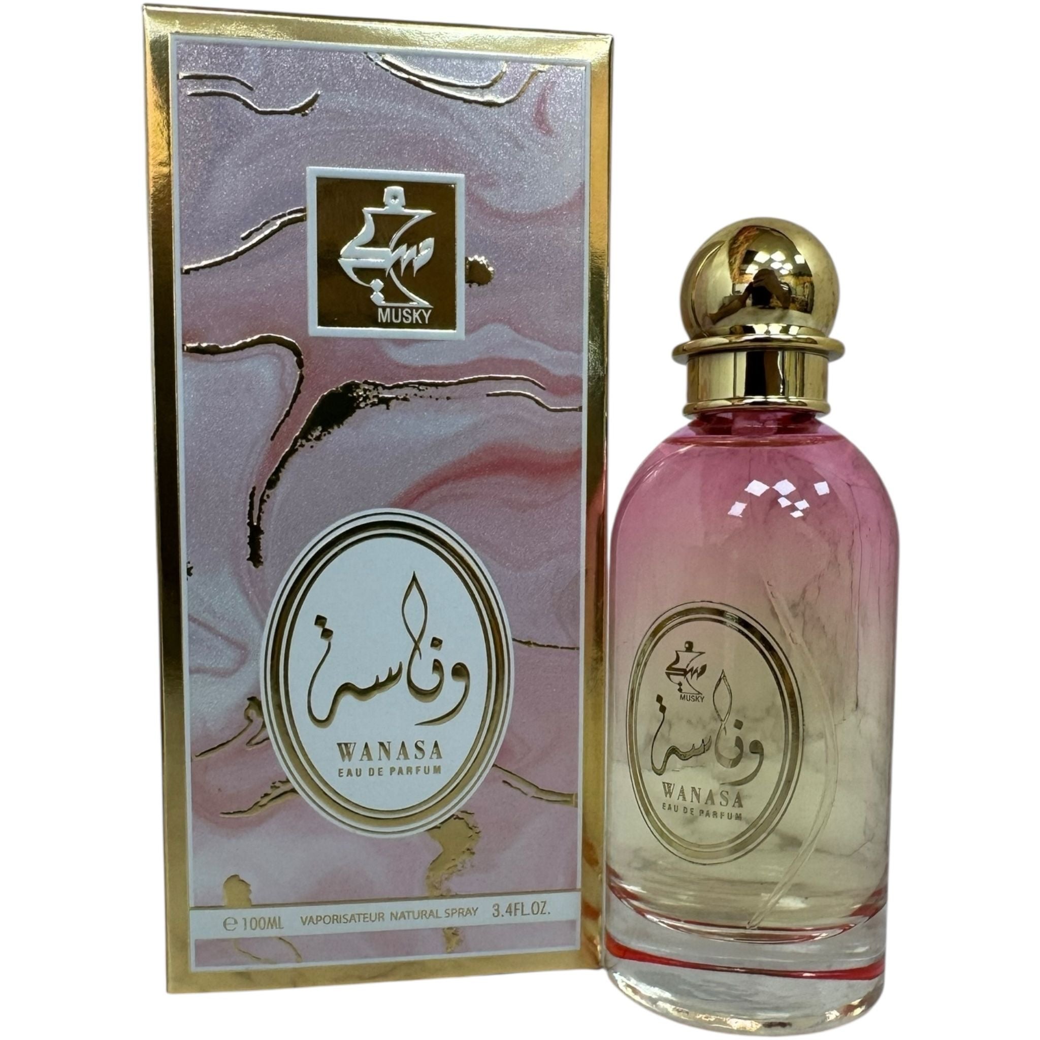 PERFUME WANASA by Lattafa - long lasting fragrance showcasing elegant packaging.