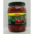 Baraka Mild Pepper Paste in a 680g jar with red pepper on label
