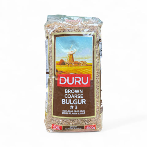 Duru Brown Coarse Bulgur 1KG - Nutritious Whole Grain, Ideal for Healthy Recipes