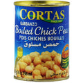 Cortas Garbanzo Boiled Chickpeas 14 oz can with natural Mediterranean ingredients