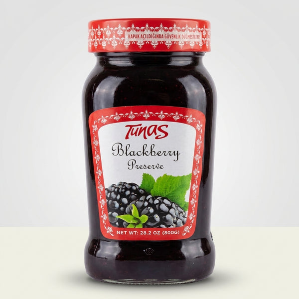 Tunas Blackberry Preserve 28.2 oz - Turkish Fruit Jam