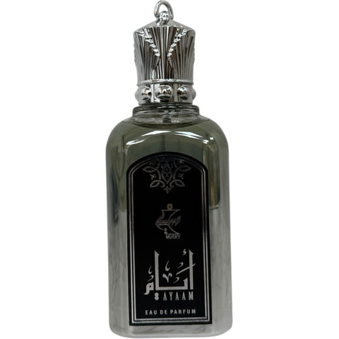 Lifestyle shot of PERFUME MUSKYAYAAM by Lattafa in a natural setting, embodying the essence of a long lasting musky fragrance.
