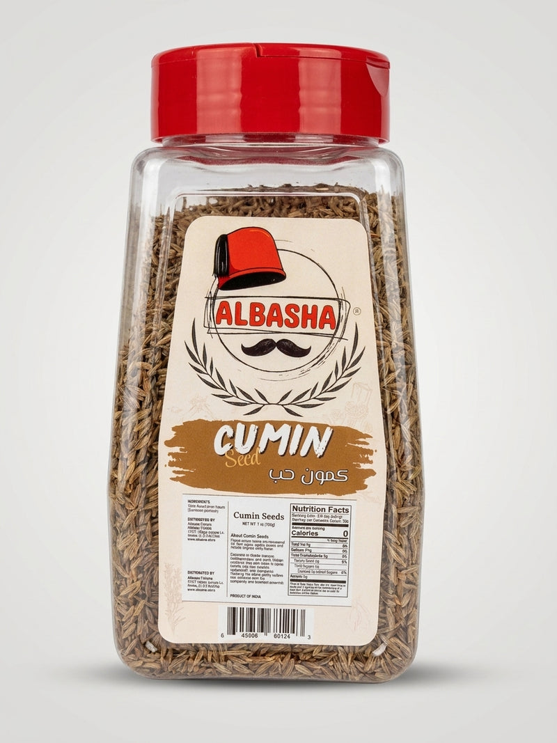 AlBasha Cumin Seeds 100g - Premium Whole Indian Spice