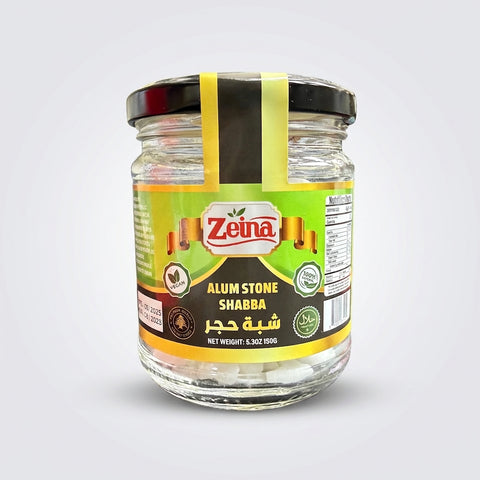Zeina Alum Stone Shabba 5.3 oz - 100% Natural Potassium Alum