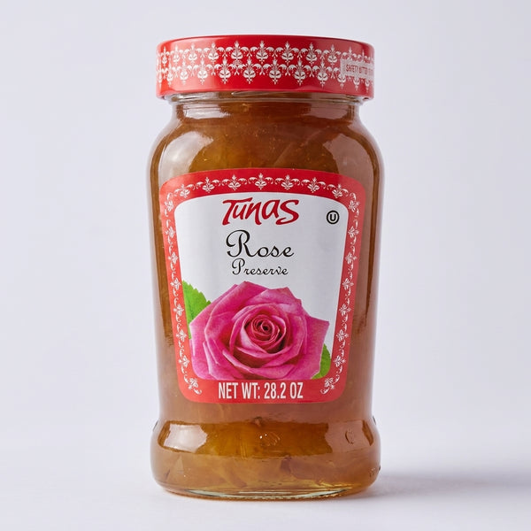 Tunas Rose Preserve 28.2 oz - Authentic Turkish Rose Petal Jam