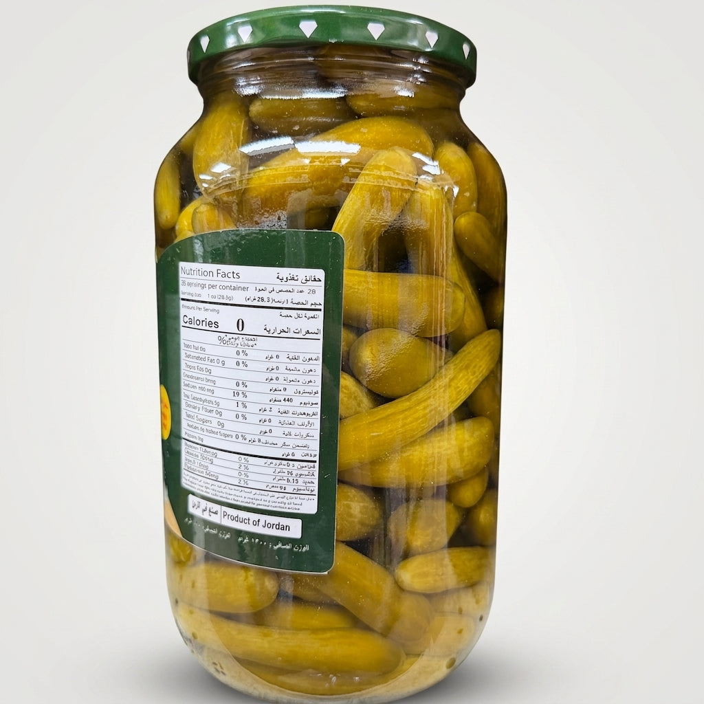 Durra Pickled Cucumber 45.9oz - Ready to Eat Middle Eastern Khiyar