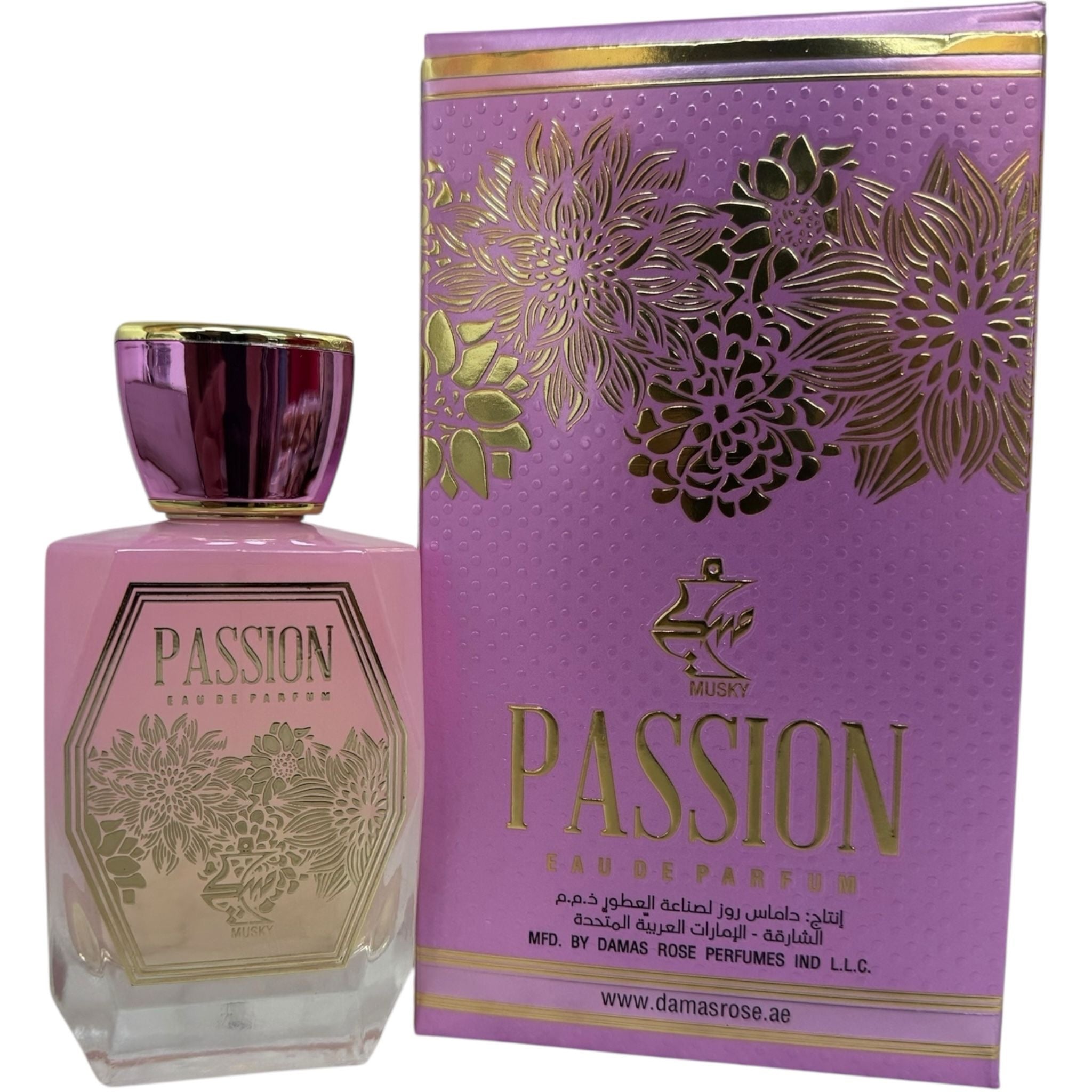 PERFUME PASSION by Lattafa, a luxury perfume for women showcased in an elegant bottle.