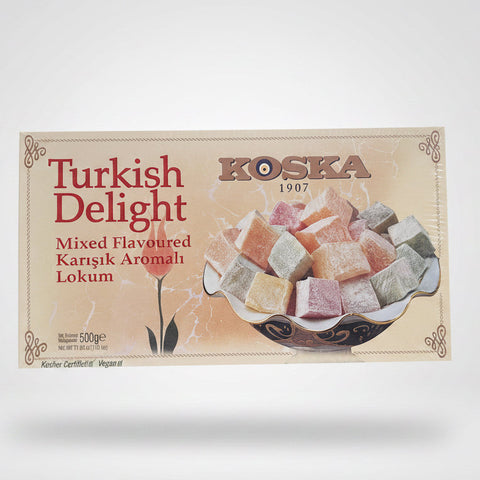 Koska Turkish Delight Mixed Flavoured 500g - Premium Lokum Assortment